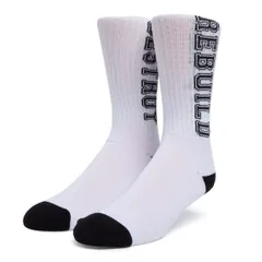 HUF Destroy Rebuild Socks White 靴下 ソックス 送料無料のサムネイル