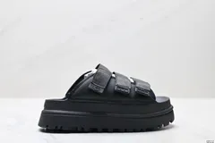【今日特価】UGG 夏の新作 レディースゴールドシリーズ 厚底マジックテープ カジュアルスリッパ 送料無料 在庫限定セール価格！