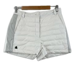 極美品 ARCHIVIO アルチビオ 中綿ショートパンツ 刺繍 秋冬 AW ショートパンツ ポリエステル ホワイト レディース 38(M) ゴルフウェア【古着】【中古】 極美品 ARCHIVIO アルチビオ 中綿ショートパンツ 刺繍 秋冬 AW