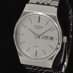 CITIZEN 新品電池 極美品 腕時計 メンズ 4-711513 希少 - メルカリ