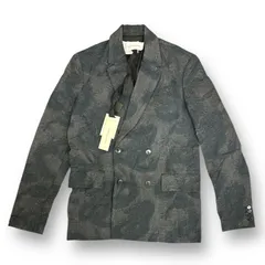 定価116200円 新品 Feng Chen Wang Patterned Jacquard Blazer ジャガードダブルテーラードジャケット フェンチェンワン FUS17JK12 ブラック M 77517A6のサムネイル