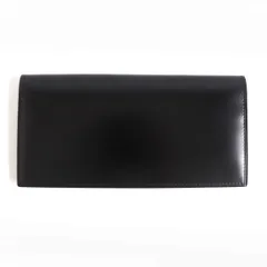 未使用品□GANZO/ガンゾ CORDOVAN コードバン 小銭入れ付き 二つ折り 長財布/レザーロングウォレット ブラック 日本製 保存袋付き メンズ　t16-st30322-882のサムネイル
