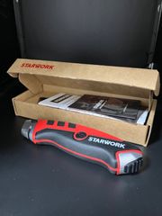 【新品未使用】STARWORK ユーティリティナイフ カッターナイフ クイックチェンジ ブレードストレージの設計 交換用ブレート5個付き
