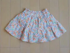 ラルフローレン キッズ ralph lauren カバーパンツ付きスカート 90cm【中古】 ユーズド 水色 花柄 ★4 ベビー ベビー 子供服 子ども服 女の子 ガールズ 女児 アウトレット リサイクル 古着