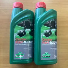 新品２本セット ROCK OIL Castor Kart 100 SLO認定オイル 1000mlのサムネイル