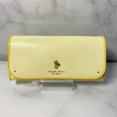 Samantha Thavasa Petit Choice サマンサタバサ プチチョイス　かぶせ長財布　パイピング　イエロー