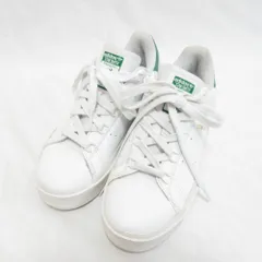 良品 adidas Originals アディダスオリジナルス STAN SMITH BONEGA W スタンスミス ボネガ 厚底 スニーカー GY9310 24cm ホワイト レディース 古着 中古 USED