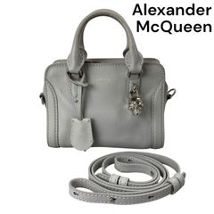 アレキサンダー マックイーンAlexander McQueen ハンドバッグ ショルダー スカル レザー レディース 5D812