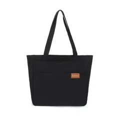 【人気商品】大容量 A4 トートバック帆布 トートバッグ 肩掛けバッグ キャンバス 無地 キャンパストート帆布 トートバック 男女兼用 通勤通学 [Jaonasi] 旅行用 内側ポケットあり