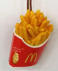 (新品未使用)激レア　マクドナルド 美味しそうなハッシュポテト型ストラップ マクドナルド ハッピーセット ハッシュポテト フィギュア