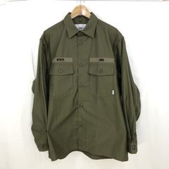 WTAPS ダブルタップス 24FW ユーティリティシャツ カーキ サイズ03