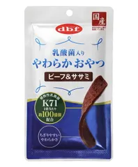 【同梱不可】【24個セット】 デビフペット d.b.f  乳酸菌入り やわらかおやつ ビーフ&ササミ 40gのサムネイル