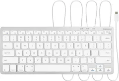 【特価商品】Windows兼用 静音性に mac シザースイッチ mac US配列 フルサイズ サイズ 78キー コンパクト 在宅勤務 有線 キーボード テレワーク Type-C (UCSLIMKEYCA) USB