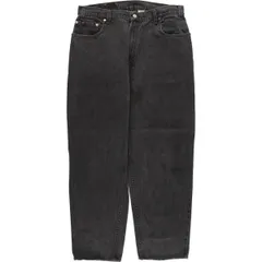 古着 90年代 リーバイス Levi's 560 LOOSE FIT TAPERED LEG ブラックデニム テーパードデニムパンツ USA製 メンズw35相当/evb010703