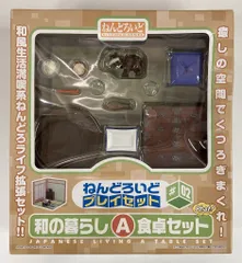 2025年最新】ねんどろいどプレイセット# 和の暮らし a 食卓セットの