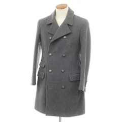 【中古】イレブンティ eleventy ウールナイロン ダブルブレストコート グレー【サイズ46】【メンズ】のサムネイル