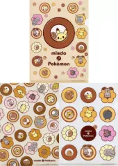 【中古】クリアファイル [単品] 集合 A4クリアファイ(3枚セット) 「ポケットモンスター×ミスタードーナツ ミスド福袋2025(6000円)」