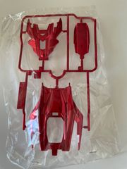 ミニ四駆 DCR-01 デクロス01 ボディーパーツセット メッキ　レッド