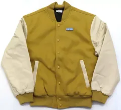 【中古】アウターウェア 蜂楽廻 スタジアムジャンパー イエロー×ホワイト フリーサイズ 「ブルーロック×UNDER GROUND CIRCUS」