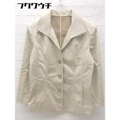 ◇ ELLE エル テーラード 長袖 ジャケット サイズ38 ベージュ レディース 【中古】 【1002801938000】のサムネイル