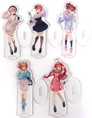 【中古】アクリルスタンド・アクリルパネル 全5種セット 描きおろしアクリルスタンド 「一番くじ 五等分の花嫁∽ ～2人だけの時間～」 F賞