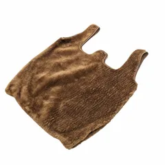 美品 N.HOOLYWOOD LEATHER BAG N.ハリウッド エヌハリ ショッピングバッグ トート リバーシブル ボア ファー ブラウン系