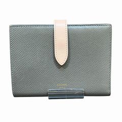 セリーヌ　CELINE　ミディアム　ストラップウォレット　10B643BUR.10GV　2つ折り財布　レディース