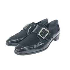 美品 卑弥呼 ヒミコ 表記サイズ:24  シューズ  ブラック  ハラコ×エナメル レディース　240001132434