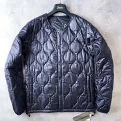 新品 SOPHNET. ソフネット PADDED RIP STOP BLOUSON 軽量 キルティング ジャケット ブルゾン / メンズ M ネイビー ノーカラー 秋冬 防寒