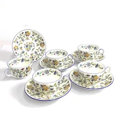 MINTON ミントン ハドンホールブルー カップ＆ソーサー 5客セット     　240001137410