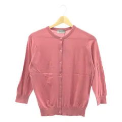 【美品】  JOHN SMEDLEY / ジョンスメドレー | コットン ニット カーディガン | M | AZALEA PINK | レディース