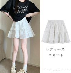 ショートスカート タッキー ケーキスカート レディース ショート ふんわり ボリューム 春 夏 おしゃれ 可愛い 女子 高腰 パーティー デート ギフト