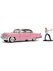 Jada Toys 1/24 キャデラック フリートウッド 1955 &エルビスプレスリー フィギア付