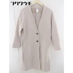 ■ OLIVE des OLIVE オリーブ デ オリーブ スタンドカラー 長袖 チェスターコート サイズ M ベージュ レディース  【1109160010887】