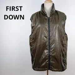 FIRST DOWN ファーストダウン 中綿ベスト L 薄手 大きいサイズ