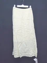 ◇ ◎ ●未使用● FRAY I.D フレイ アイディー ロング丈 台形 スカート サイズ0 イエロー レディース P  【1405290014376】