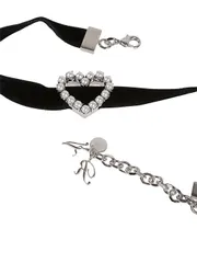 ロジェ・ヴィヴィエ RVハートパールベルベットチョーカー 送料無料