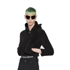 BALENCIAGA＊New Tape Type Hoodie Oversized パーカー＊送料込 Balenciaga Tape Type パーカー | ブラック | FARFETCH JP