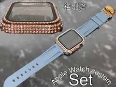 ローズ　グレー　アップルウォッチ ケースカバーApple Watch. Dラバーベルト ラバーバンド キラキラカバー ケース 鑑別済み 最高品質