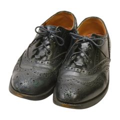ジュンヤワタナベ コムデギャルソン COMME des GARCONS レザー シューズ ウイングチップ Sサイズ 黒 レディース F-LSHOE5086