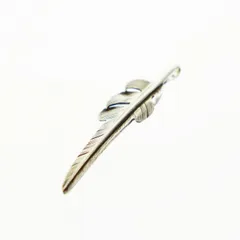 ラリースミス　カゼキリメタル シルバーメタル ペンダントトップ シルバー　金 美品 LARRY SMITH ラリースミス カゼキリフェザー シルバー