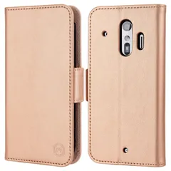 Hohosb らくらくスマートフォン F-42A ケース 手帳型 らくらくスマートフォン me F-01L ケース 財布型 F01L F42A 通用 カバー fujitsu 手帳型 サイドマグネット式 カード収納 スタンド機能 耐衝撃 らくらくスマ