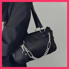 【おしゃれ】 ショルダーバッグ ハンドバッグ 黒 新作 ミニバッグ 人気/肩掛けカバン/韓国ファッション レディース チェーン飾りバッグ ミニシ おすすめ おしゃれ　人気 上品 99TMPJ-018