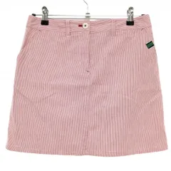 ★SALE価格★【超美品】トミーヒルフィガー スカート レッド×白 ストライプ 総柄 内側インナーパンツ  レディース M ゴルフウェア Tommy Hilfiger Golf