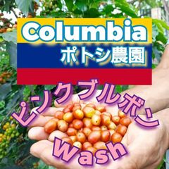 コロンビア★ポトシ農園 ピンクブルボン ウォッシュ★スペシャリティコーヒー　150g入り★コロンビア珈琲豆★自家焙煎コーヒー豆★エムリバーサイドコーヒー