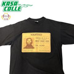 【SNOOP DOGGY DOGG】スヌープドギードッグ "WANTED" Tシャツ XL