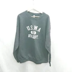 ◇ ⊇ GILDAN ギルダン 裏起毛 長袖 トレーナー サイズXL ネイビー レディース E  【1501230007542】のサムネイル