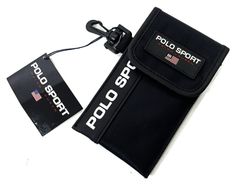 90s POLO SPORT ポロスポーツ ブラック 財布 マルチケース - メルカリ