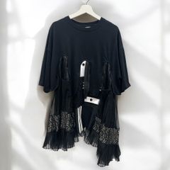 Tシャツ ドッキング レディース ブラック 黒 リメイク remake 久喜倉庫店 HK0001