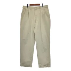 90年代 Polo by Ralph Lauren ポロ ラルフローレン 2タック チノパンツ ポロチノ ベージュ (メンズ W35 L32) 中古 古着 R9365